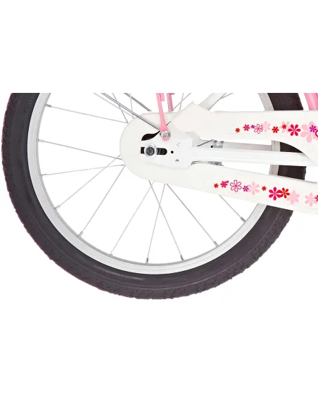 Rower Dziecięcy 18 Dziewczęcy Kółka Boczne Koszyk - 5