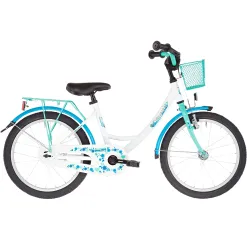 Rower Dziecięcy 18 Dziewczęcy Kółka Boczne Koszyk