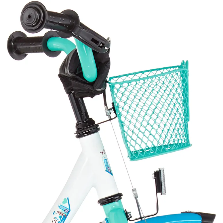 Rower Dziecięcy 18 Dziewczęcy Kółka Boczne Koszyk - 2