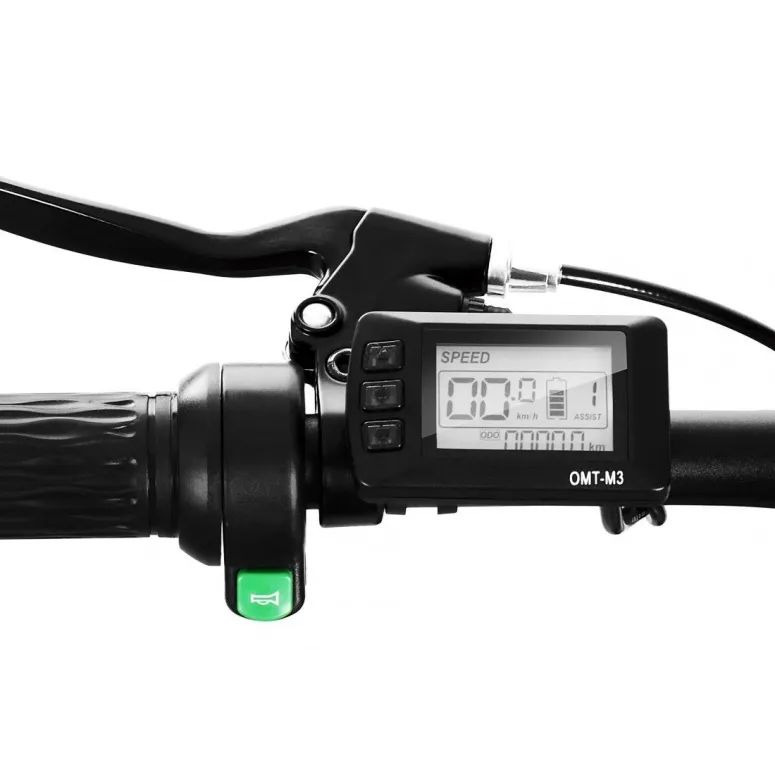 Rower Elektryczny Składany 20 Fatbike ALU Składak Wspomaganie 5 Tryb Tarcze