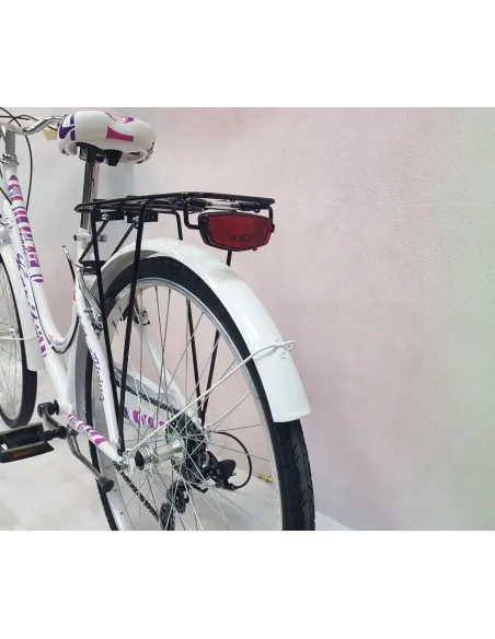 Rower Miejski Dziewczęcy 26 Bagażniki 6 Biegów - 8