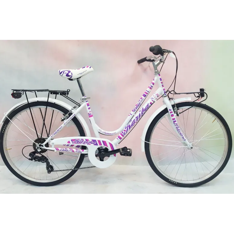 Rower Miejski Dziewczęcy 26 Bagażniki 6 Biegów - 9