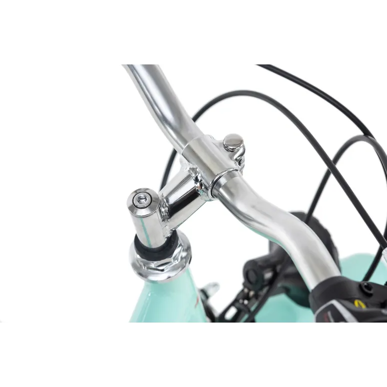 Dziewczęcy Rower Miejski 24 Damka Bagażnik Światła - 2