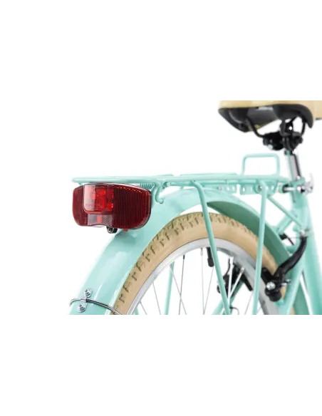 Dziewczęcy Rower Miejski 24 Damka Bagażnik Światła - 6