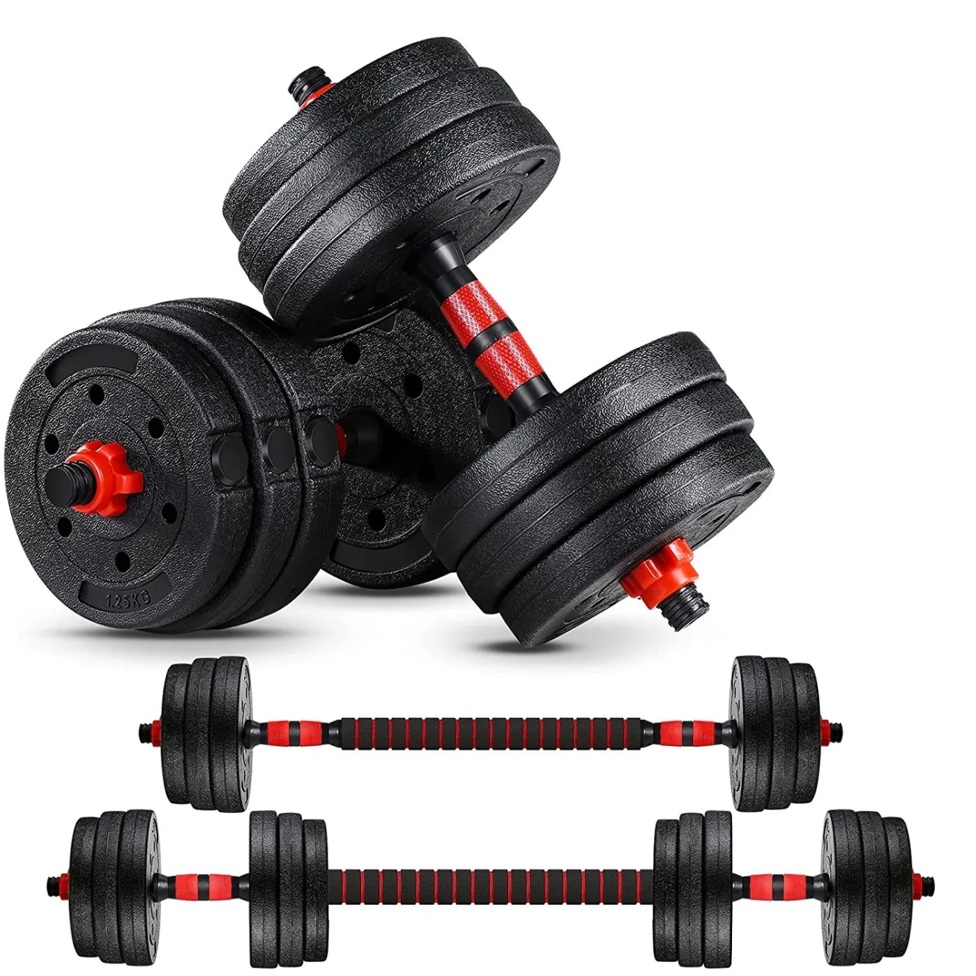 Hantle Regulowane MOVTOTOP Sztanga 20 Kg Fitness - 1