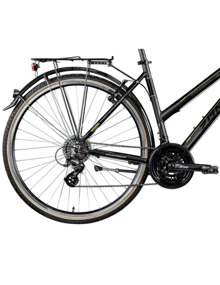 Rower Trekkingowy Damski 28 Turystyczny ALU Światła Stopka Bagażnik Dzwonek