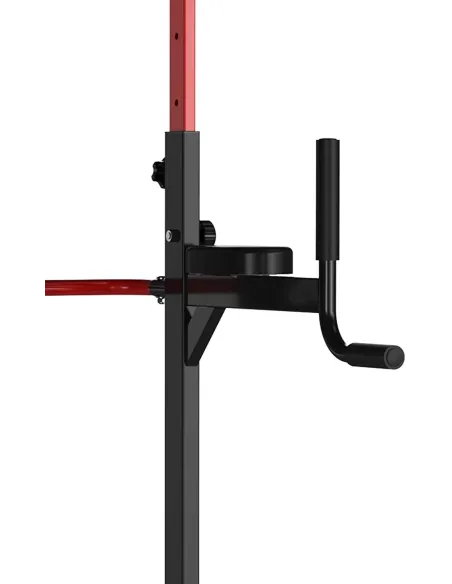 Drążek Stacjonarny Wielofunkcyjny HOMCOM Regulowany Do Dipów Podciągania - 5