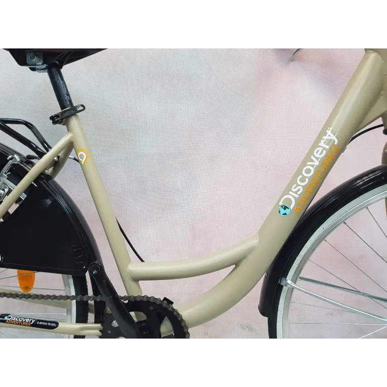 Rower Miejski Damski Jednobieg 26 Koszyk Bagażnik - 4