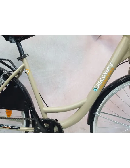 Rower Miejski Damski Jednobieg 26 Koszyk Bagażnik - 4