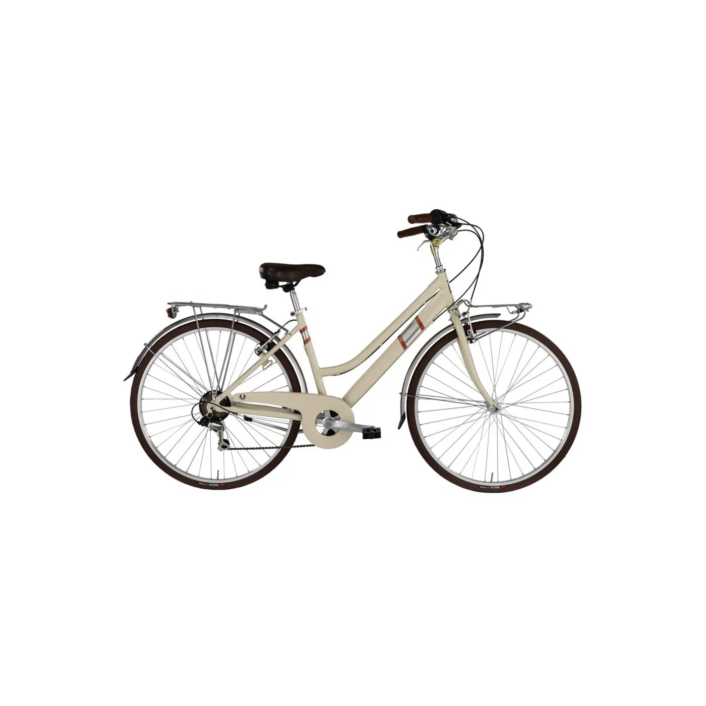 Miejski Rower Damski Retro 28 Damka Bagażniki ALU - 1