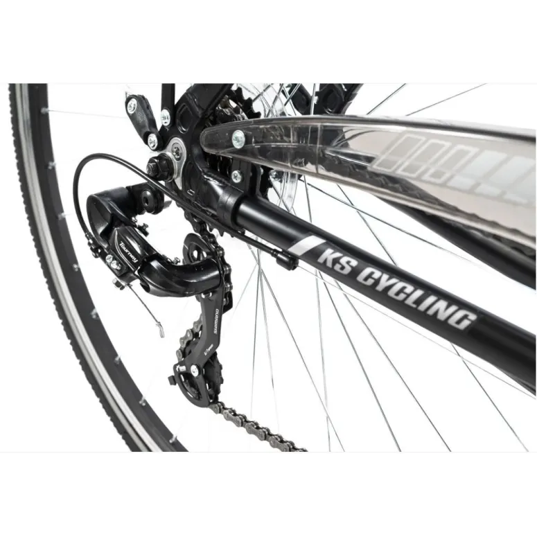 Męski Rower Trekkingowy 28 Bagażnik 21 Biegów ALU - 7