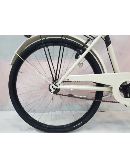 Damski Rower Miejski Retro 26 Jeden Bieg Bagażniki - 6