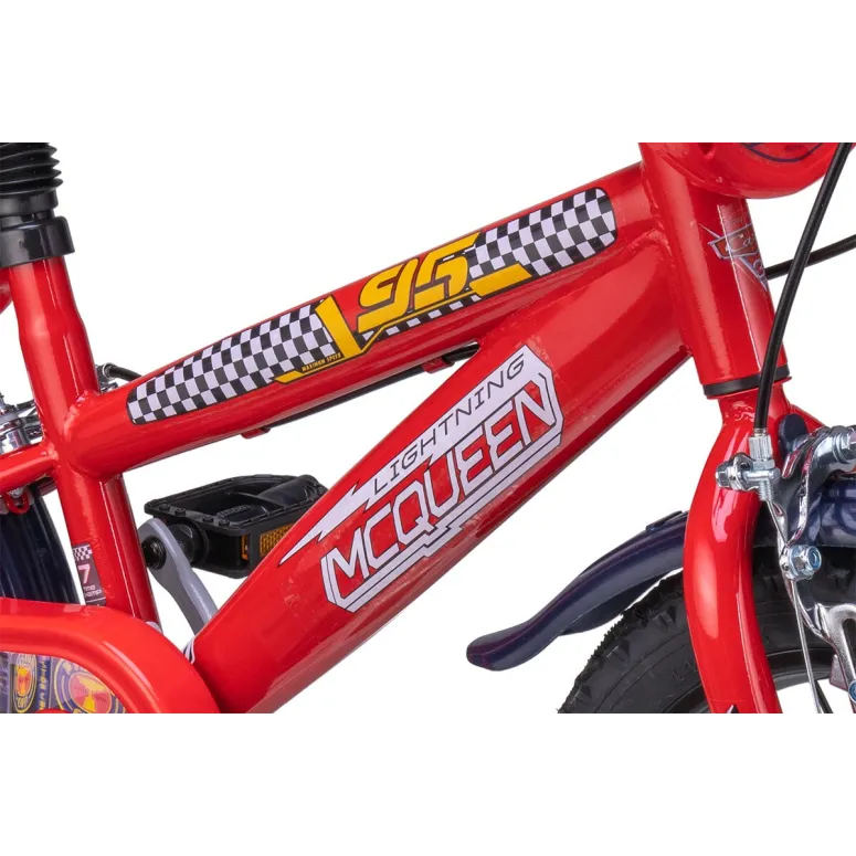 Rower Dziecięcy Chłopięcy 16 Auta McQueen 4+ - 2