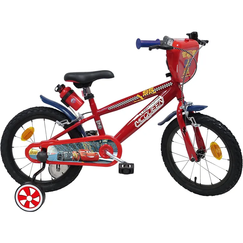 Rower Dziecięcy Chłopięcy 16 Auta McQueen 4+ - 1