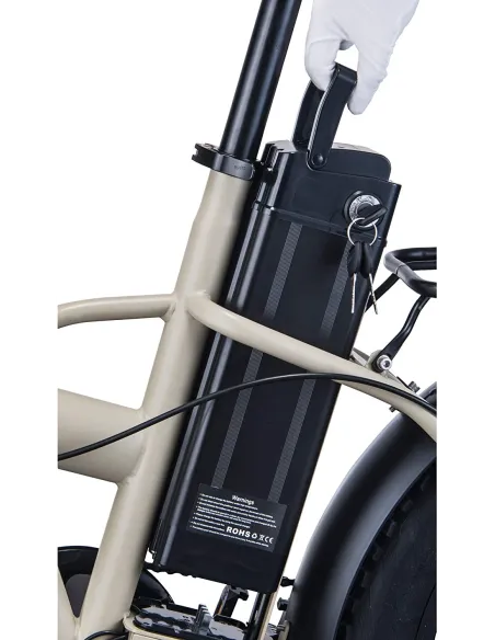 Rower Elektryczny Składany 20 Fatbike Tarcze 250W - 5