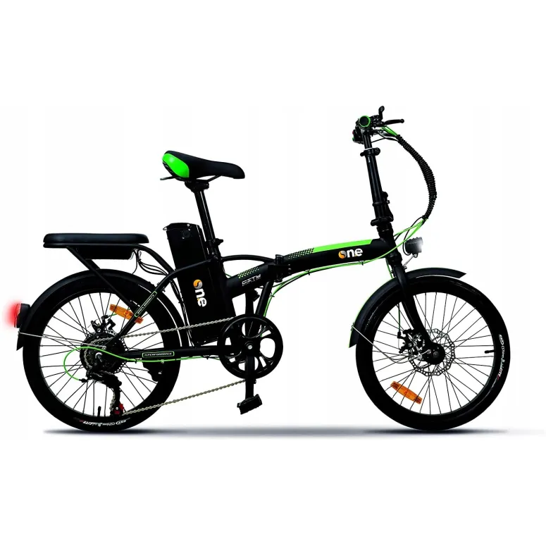 Rower Elektryczny Składany 20 Tarcze 250W 5 Trybów - 1