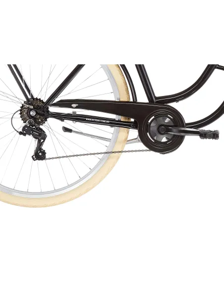 Damski Rower Miejski Retro 28 Bagażniki 6 Biegów - 5