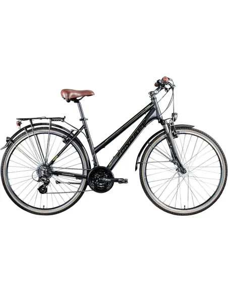 Rower Damski Trekkingowy 28 ALU 21 Biegów Światła - 1