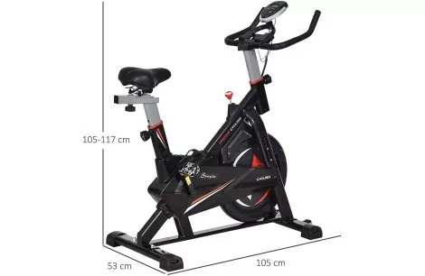 Rower Stacjonarny HomCom A90-200 Magnetyczny LCD - 3