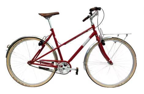 Miejski Rower Damski Retro 28 Hydraulika Jednobieg - 1