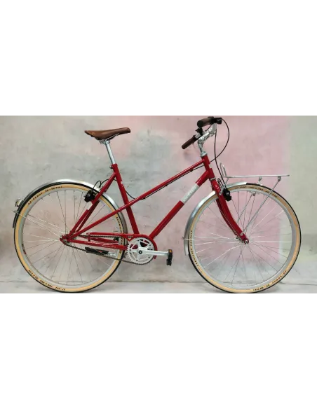 Miejski Rower Damski Retro 28 Hydraulika Jednobieg - 9