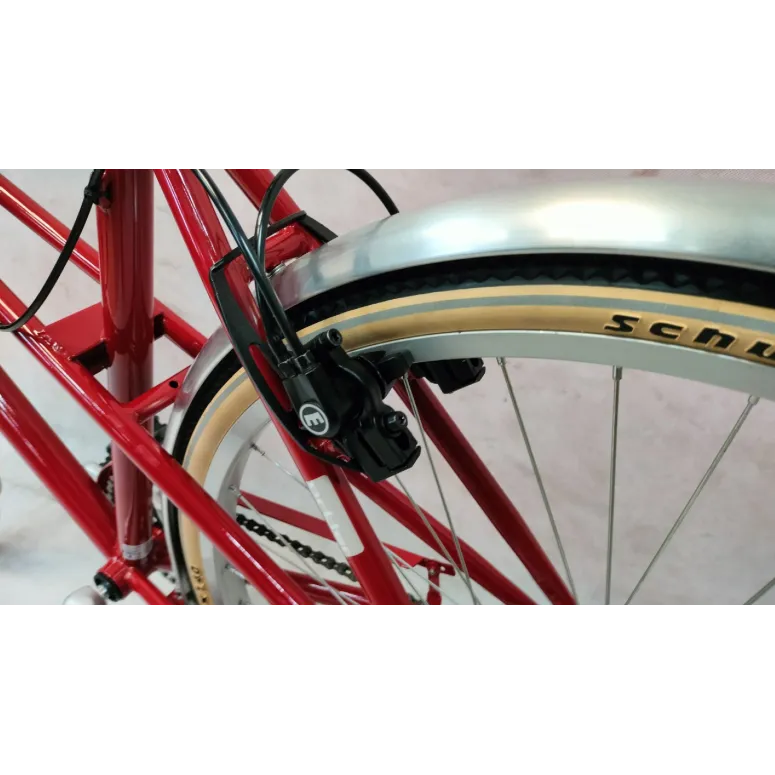 Miejski Rower Damski Retro 28 Hydraulika Jednobieg - 7