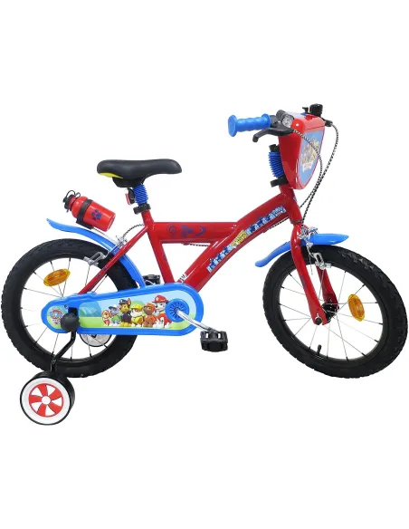 Rower Dziecięcy 16 Psi Patrol Kółka Bidon Kask - 1