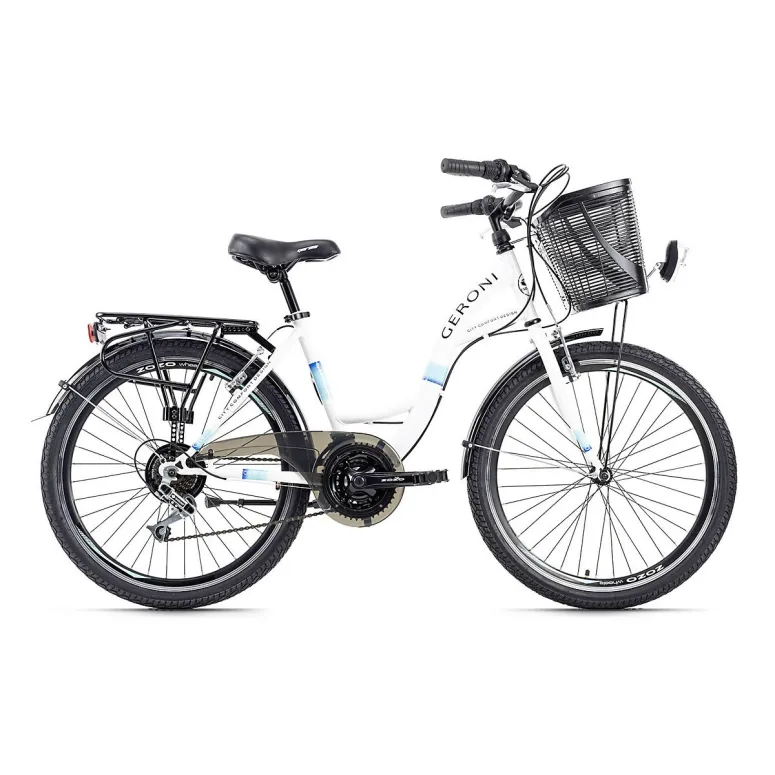 Miejski Rower Dziewczęcy 24 Damka Koszyk 21 Bieg - 1