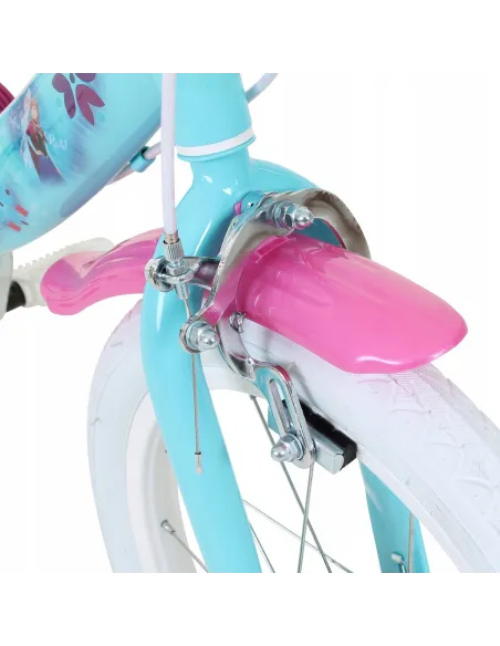 Rower Dziecięcy Disney Frozen 16 Kółka Boczne Kask - 2