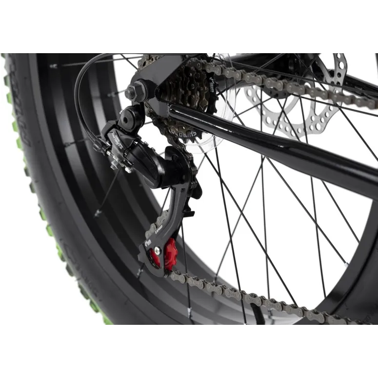 Rower Górski MTB Fatbike 24 Młodzieżowy Tarcze - 6