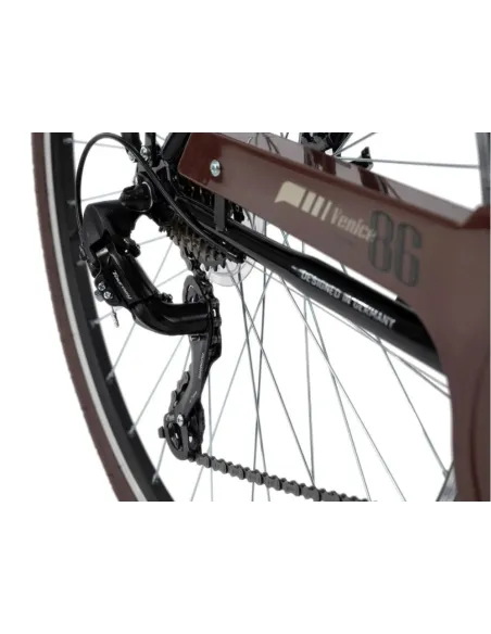 Rower Trekkingowy Męski 28 Oświetlenie Bagażnik - 5