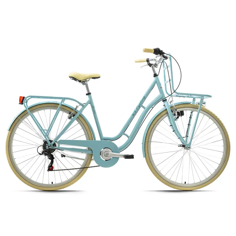 Rower Miejski Damski Dziewczęcy 28 Bagażniki - 1