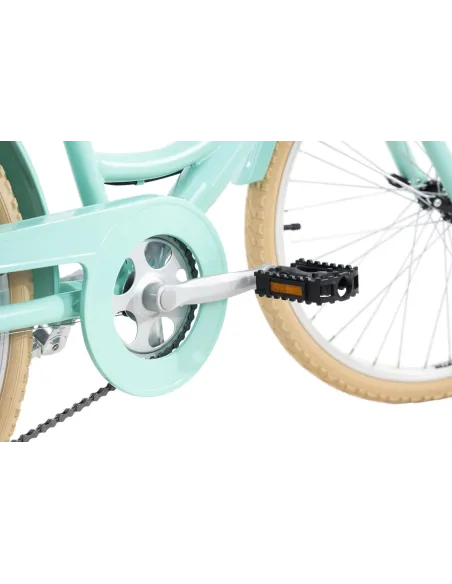 Dziewczęcy Rower Miejski 24 Damka Bagażnik Światła - 5