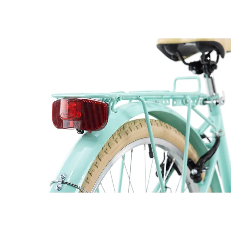 Dziewczęcy Rower Miejski 24 Damka Bagażnik Światła - 6