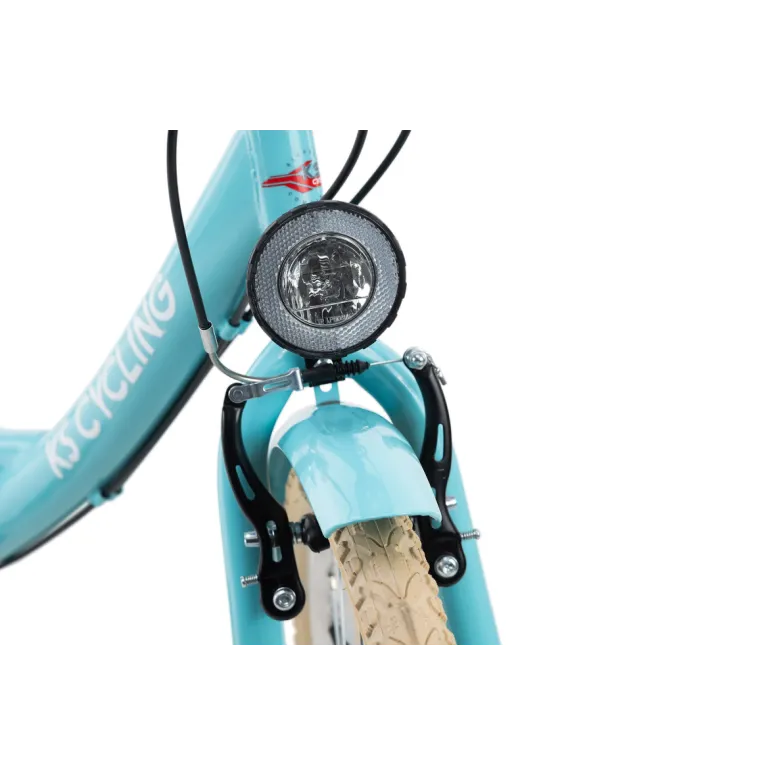 Rower Miejski 24 Bagażnik 6 Biegów Dziewczęcy - 2