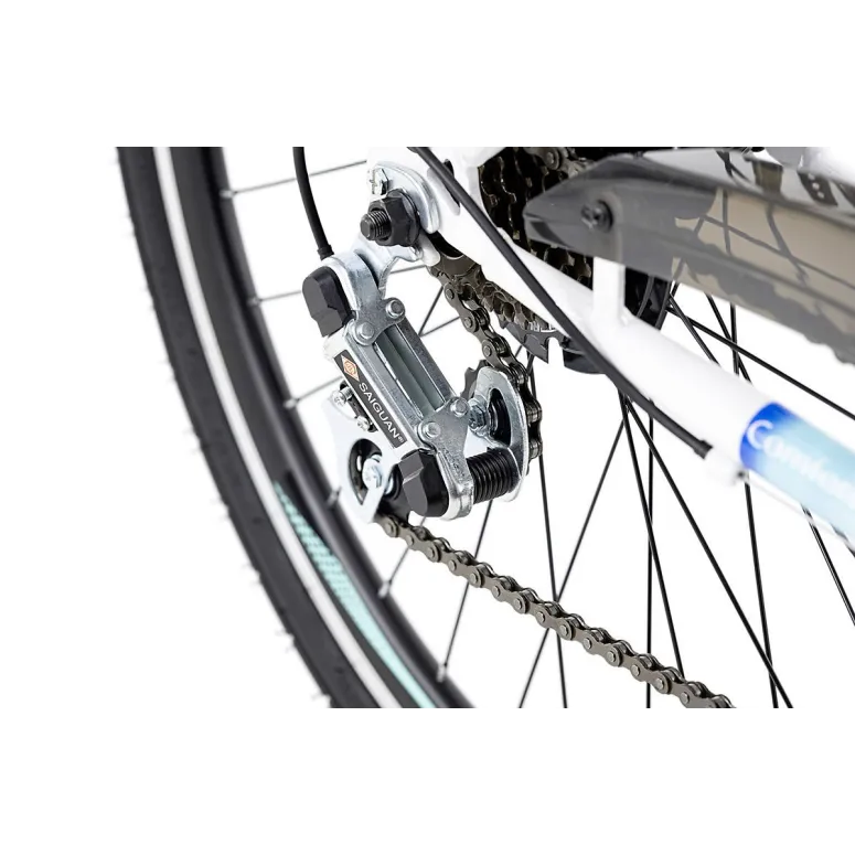 Miejski Rower Dziewczęcy 24 Damka 21 Bieg Bagażnik - 4