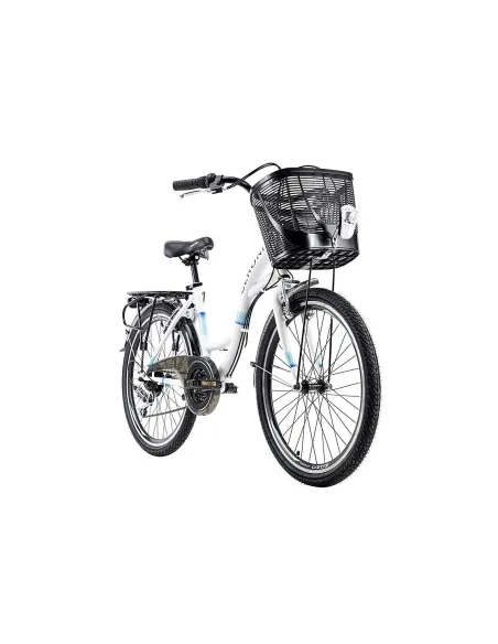 Miejski Rower Dziewczęcy 24 Damka 21 Bieg Bagażnik - 8