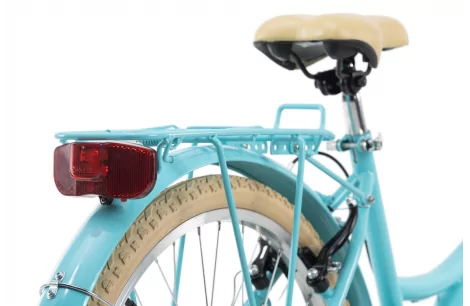 Rower Miejski 24 Bagażnik 6 Biegów Dziewczęcy - 7