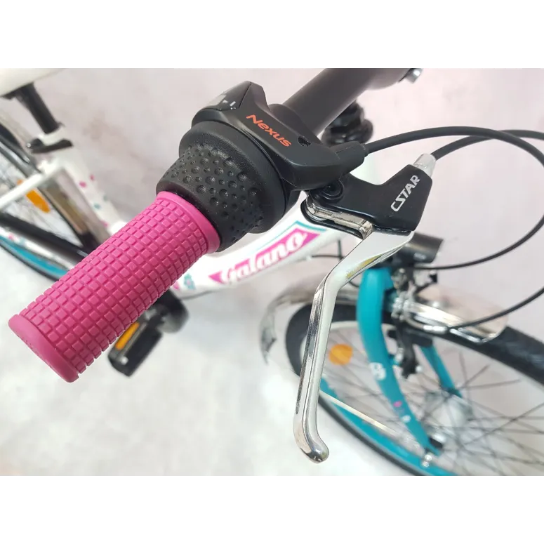 Rower Miejski Dziewczęcy 24 Nexus 3 Kontra Światła - 6