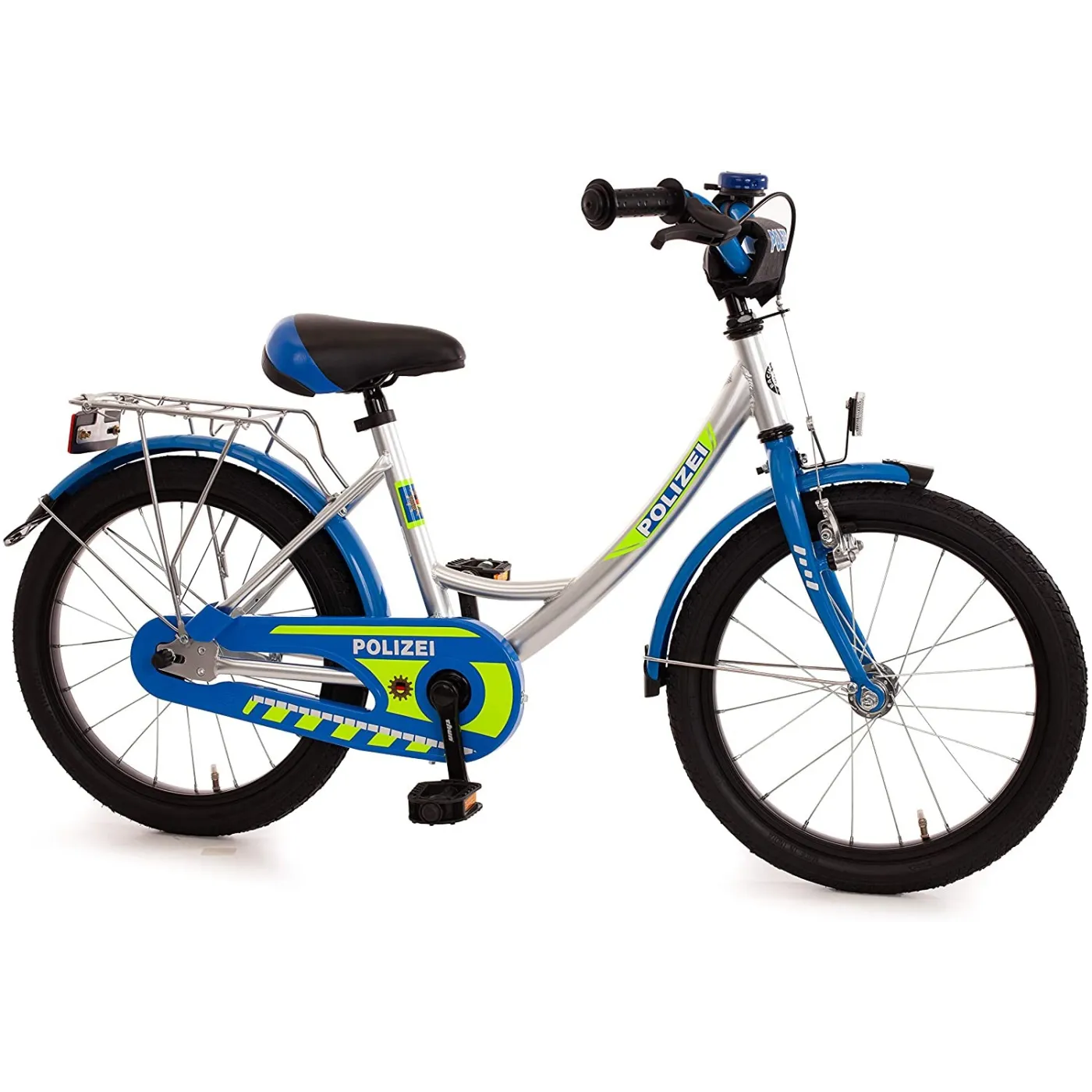 Rower Dziecięcy Chłopięcy 18 Bagażnik Osłona 4+ - 1