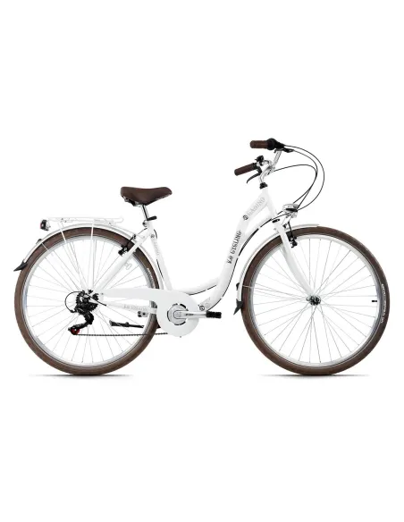 Rower Miejski Damski 28 Damka 6 Biegów Oświetlenie - 1