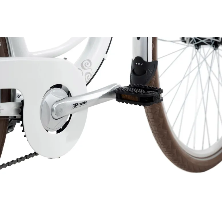 Rower Miejski Damski 28 Damka 6 Biegów Oświetlenie - 5