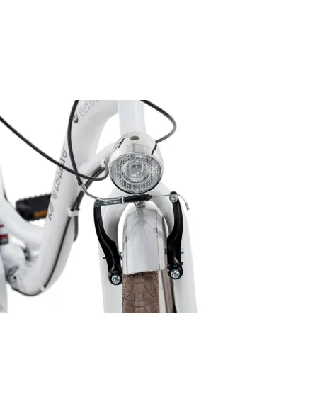 Rower Miejski Damski 28 Damka 6 Biegów Oświetlenie - 4