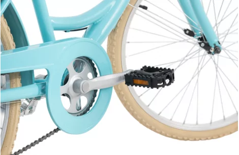 Rower Miejski 24 Bagażnik 6 Biegów Dziewczęcy - 4