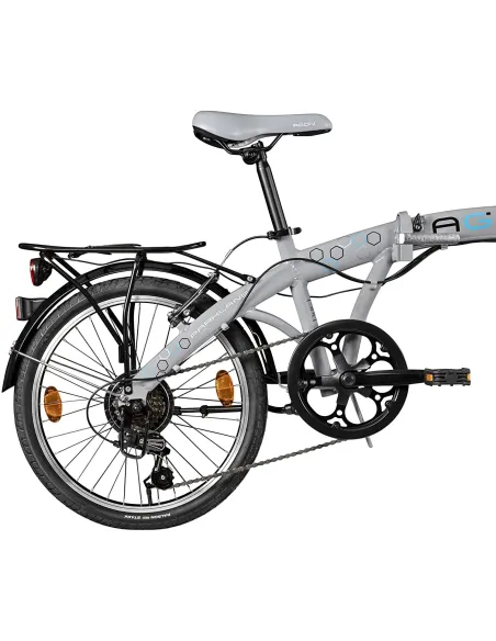 Składany Rower Miejski 20 ALU 6 Biegów Oświetlenie - 3