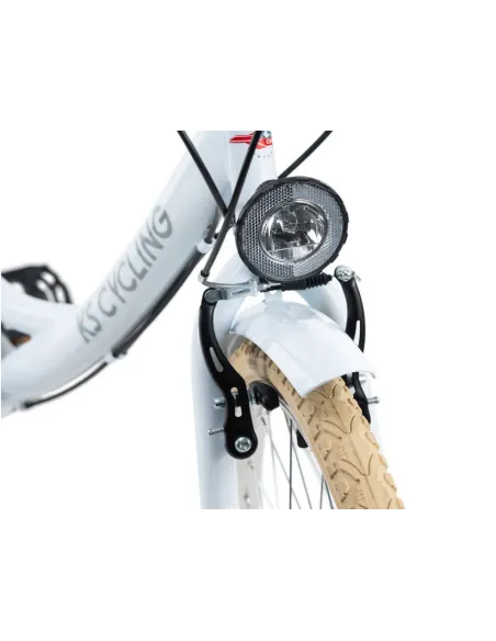 Rower Miejski Dziecięcy 24 Błotnik 6 Bieg Bagażnik - 4