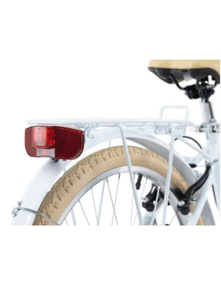 Rower Miejski Dziecięcy 24 Błotnik 6 Bieg Bagażnik - 7