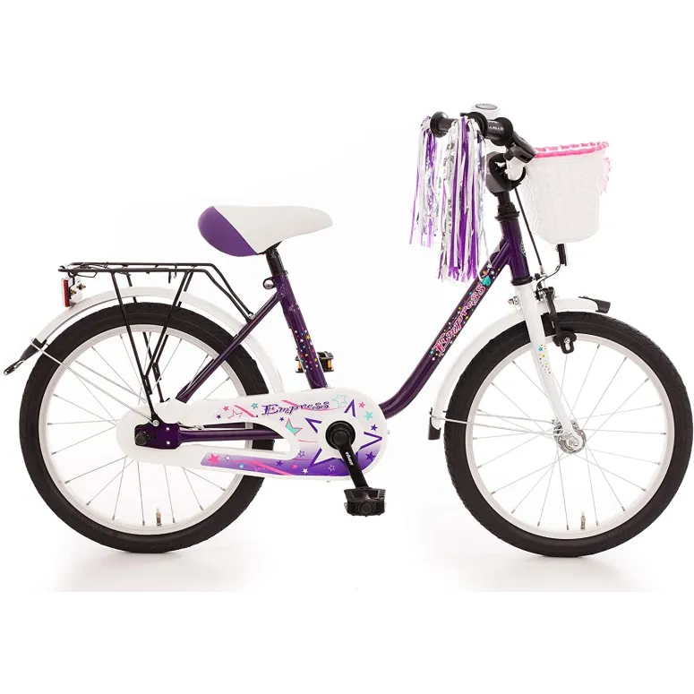 Dziecięcy Rower Miejski Dziewczęcy 18 Koszyk Kontra - 1