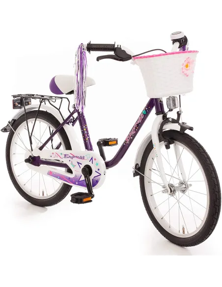 Dziecięcy Rower Miejski Dziewczęcy 18 Koszyk Kontra - 4