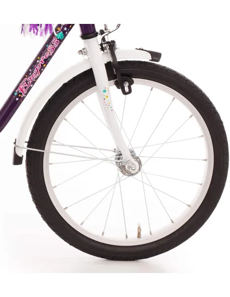 Dziecięcy Rower Miejski Dziewczęcy 18 Koszyk Kontra - 2